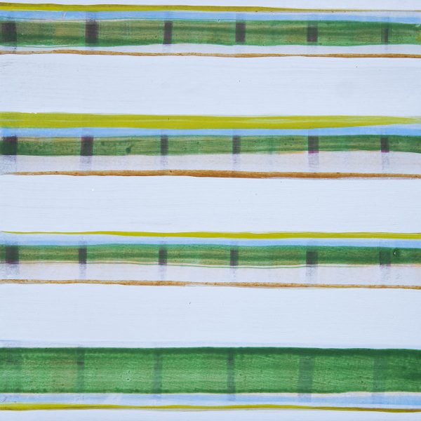 María Álvarez, 2023.  Acrílico sobre papel y madera. 25  x 25 x 3 cm
