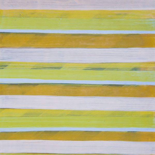 María Álvarez, 2023. Acrílico sobre papel y madera. 24,8 x 24,8 x 3 cm