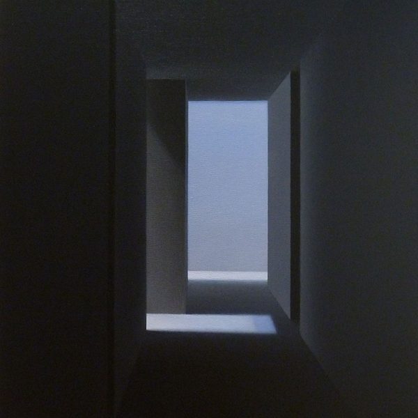 Mónica Dixon. Blue exit. Acrylic on canvas. 81x 54 cm