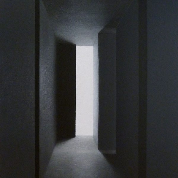Mónica Dixon. I never entered. Acrílico sobre lienzo, 81 x 54 cm.