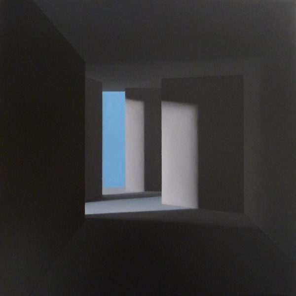 Monica Dixon. Outside my door. Acrílico sobre lienzo. 50 x 50 cm