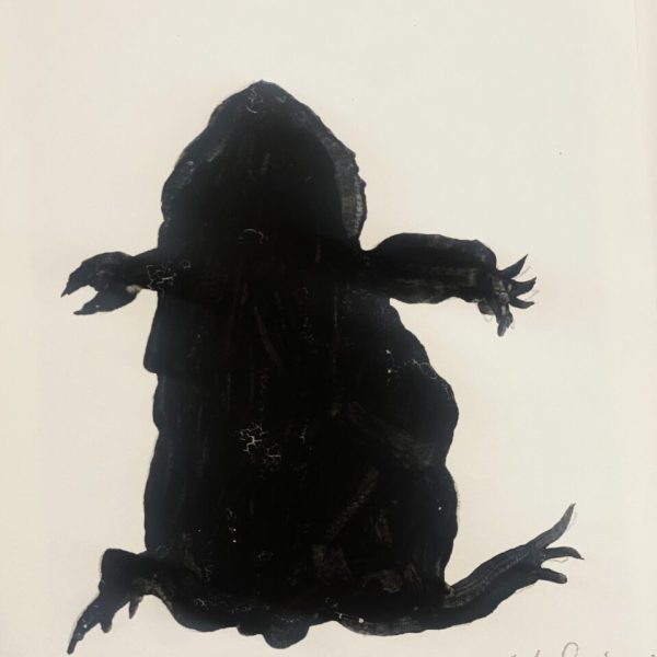 Cuco Suárez. S/T, 2024. Tinta industrial sobre papel. 30 x 24 cm