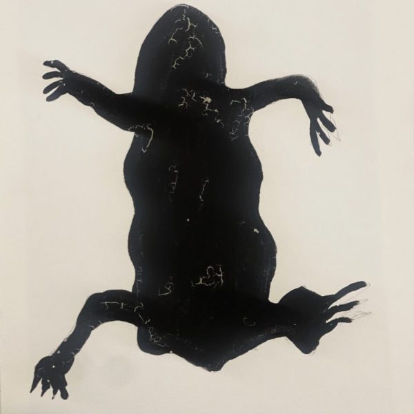 Cuco Suárez. S/T, 2024. Tinta industrial sobre papel. 30 x 24 cm