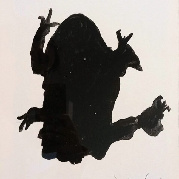 Cuco Suárez. S/T, 2024. Tinta industrial sobre papel. 30 x 24 cm