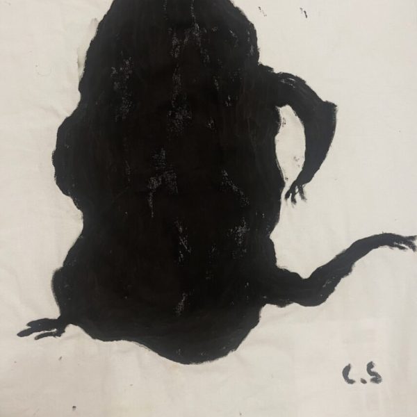 Cuco Suárez. S/T, 2014. Galipote sobre tela. 60 x 45 cm