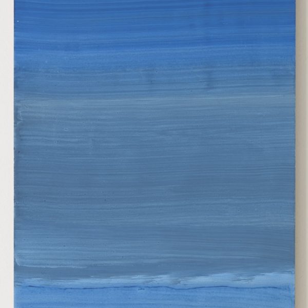 Paco Fernández. S/T, 2021. Acrílico sobre papel poliéster y madera. 30 x 42 cm