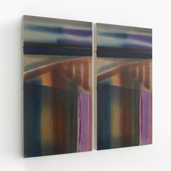 Plágaro. Ref. 1343. Pinturas Iguales, 2019. Mixta sobre lienzo montado en madera. 2 uds. 150 x 171 x 5 cm