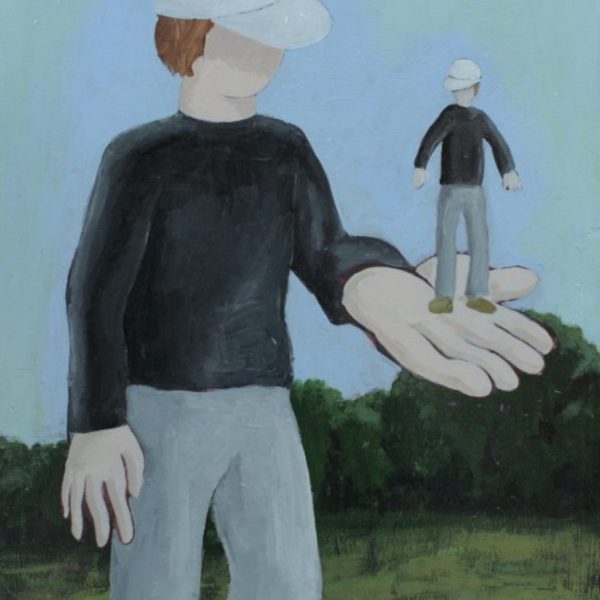 Santiago Lara. Mi amigo, 2009. Acrílico sobre lienzo, 40 x 30 cm