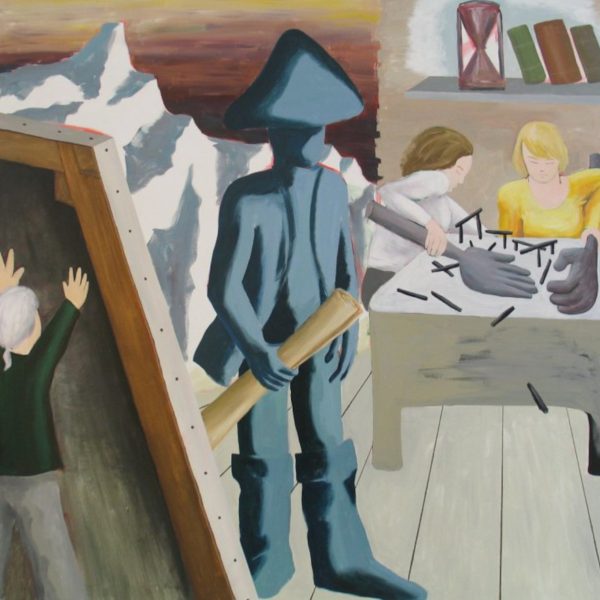 Santiago Lara. Explorer, 2009. Acrílico sobre lienzo, 146 x 146 cm