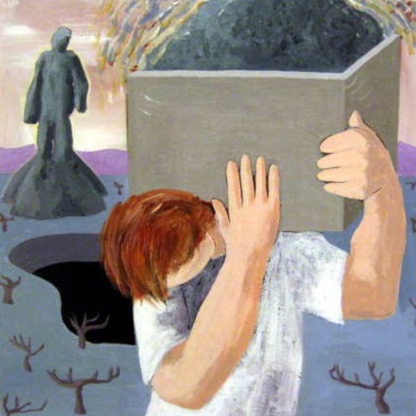 Santiago Lara. Sima, 2009. Acrílico sobre lienzo, 60 x 60 cm