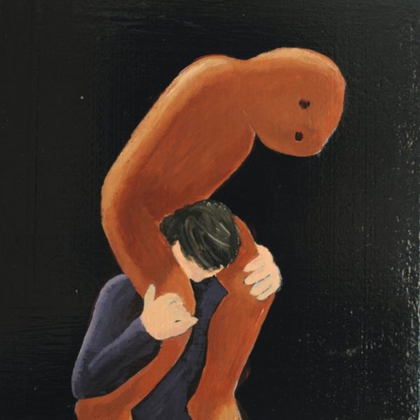 Santiago Lara. Serie 1, 2009. Acrílico sobre lienzo, 14 x 14 cm