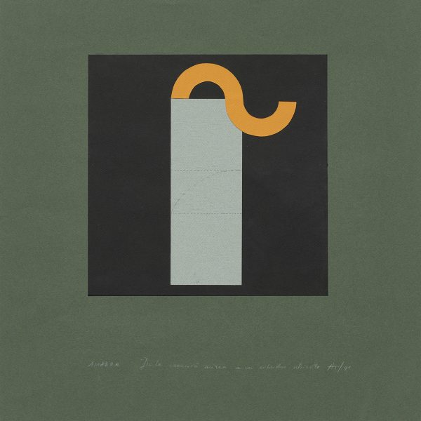 Amador. Estudio para escultura, 1991. Collage. 50 x 70 cm