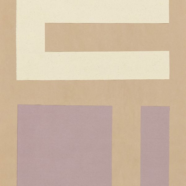 Amador. Two equal open rectangles, 1990. Collage on paper. 850 x 520 mm