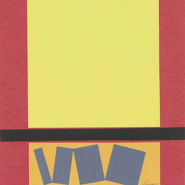 Amador. Untitled, Fibonnaci series, 1983. Collage on carboard. 296 x 224 mm