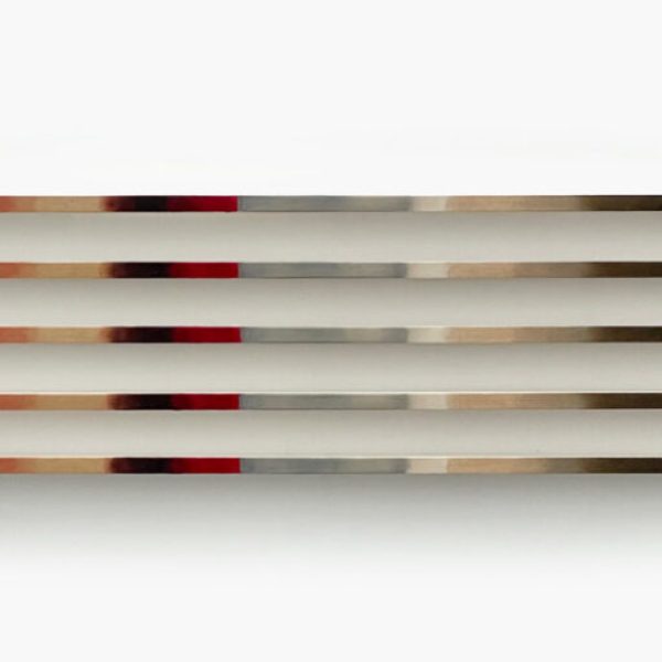 Plágaro. Cuadros Iguales, 2021. Técnica mixta sobre loneta en madera. Set. 35  x 225  x 7 cm. Ref. 1353