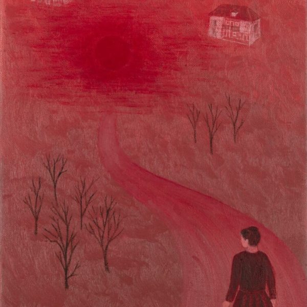 Josefina Junco. Ocaso, 2024. Óleo sobre lino. 35 x 22 cm